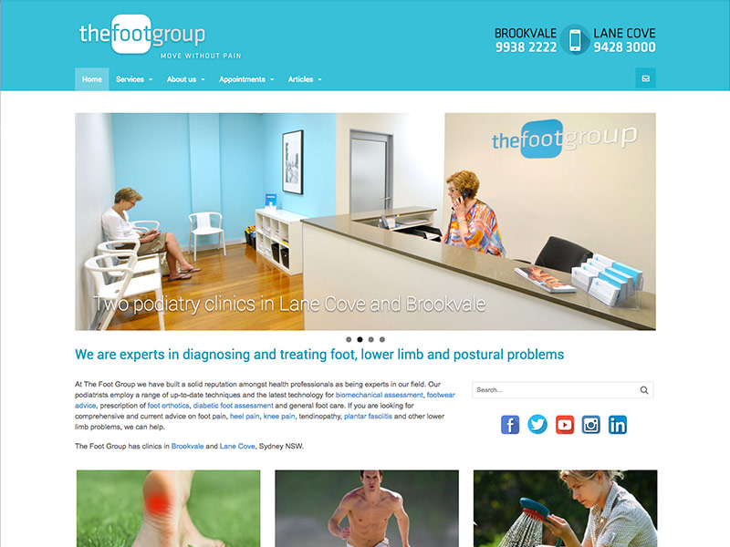 Go to The Foot Group website